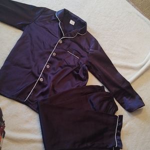 Girls silk pajamas